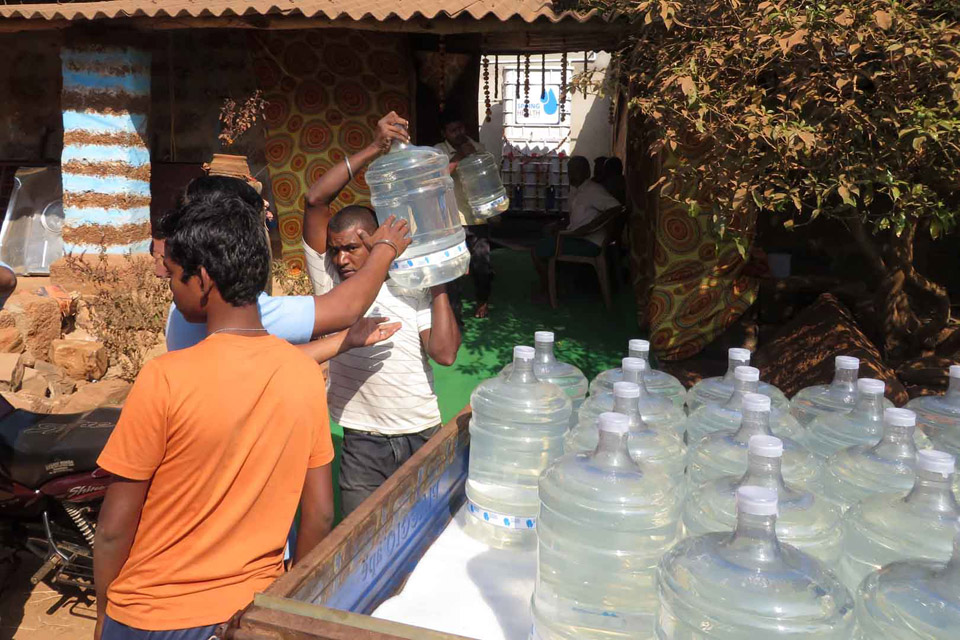 Schoon drinkwater voor Odisha, India