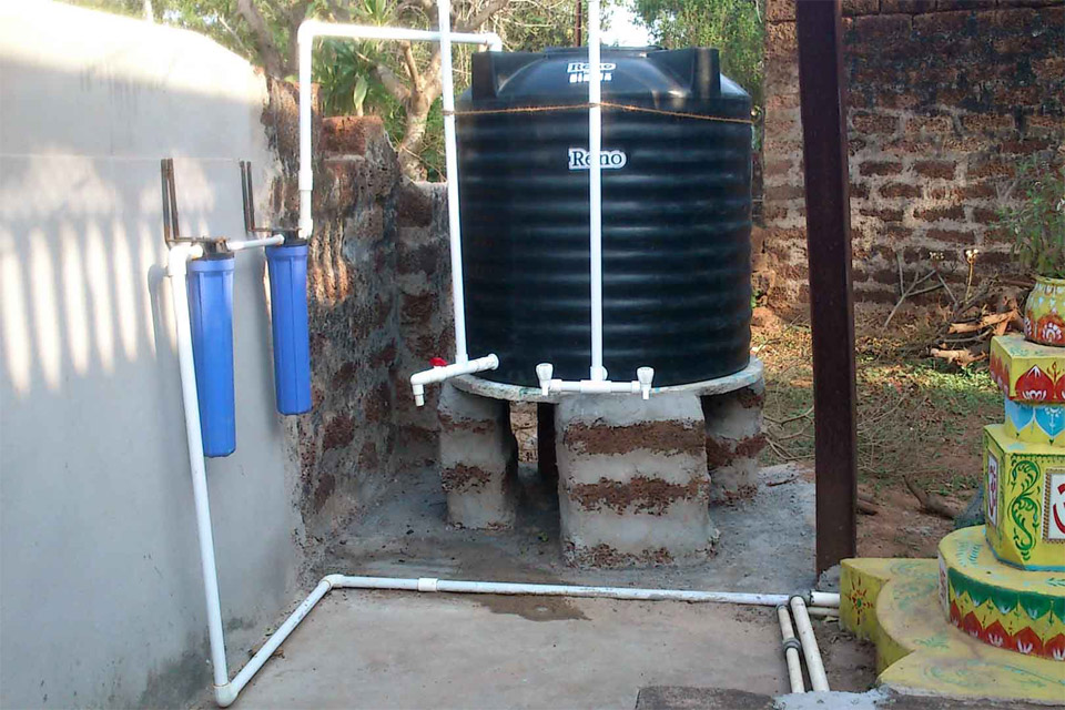 Acqua potabile pulita per Odisha, India